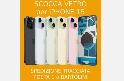 Back cover vetro - vetro, scocca